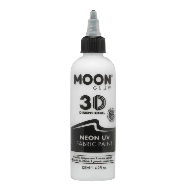 Moon Glow Neon UV Gewebefarbe 125ml Weiß 125ml