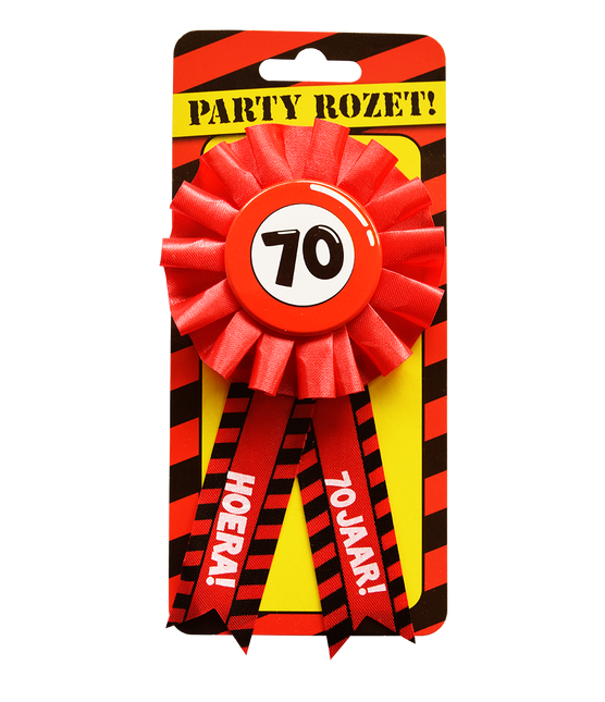 Rosette Hooray 70 Jahre Hooray