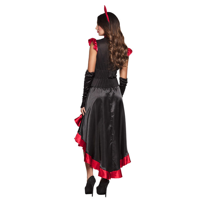 Halloween Teufel Kostüm Schwarz Rot