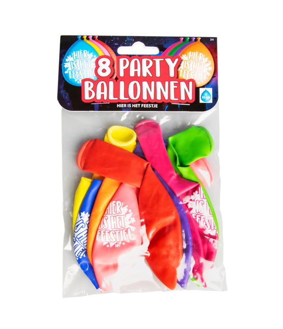 Ballons Here's the Party 30cm 8Stk