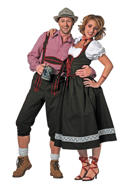 Dirndlkleid Oktoberfest Lang Grün