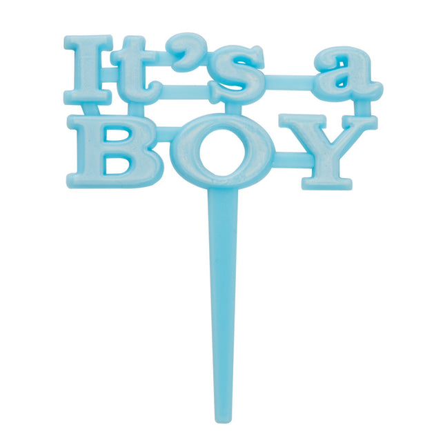 Tortenaufleger It's A Boy Blau 8Stk.