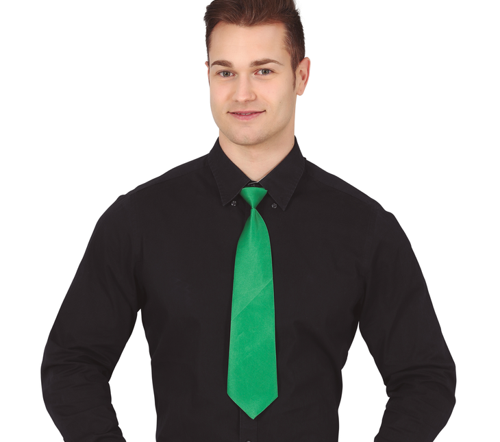 Grüne Krawatte 47cm