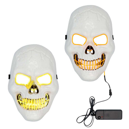 Halloween Led Maske Killer Schädel