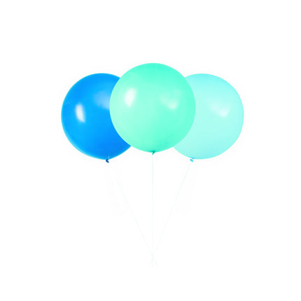 Blaue Ballons 61cm 3Stück