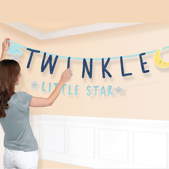 Twinkle Little Star Buchstabengirlande 2 Stück