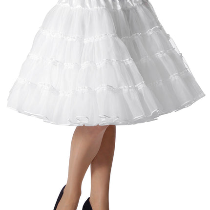 Weißer Petticoat Luxe