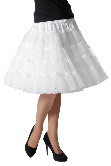 Weißer Petticoat Luxe