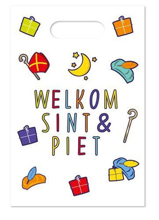 Partytüten Willkommen Sint & Pieten 6 Stk.