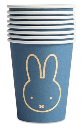 Miffy Becher Blau 250ml 8Stk