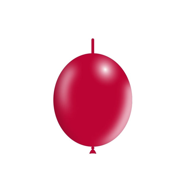 Rote Knopfballons 30cm 50Stk