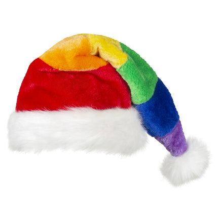 Weihnachtsmütze Regenbogen