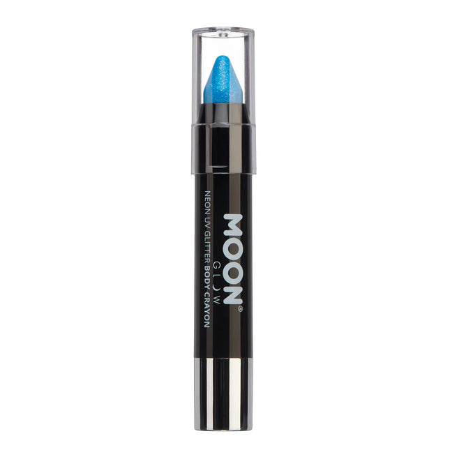 Moon Glow Neon UV Glitter Body Crayons Blau 3.2g