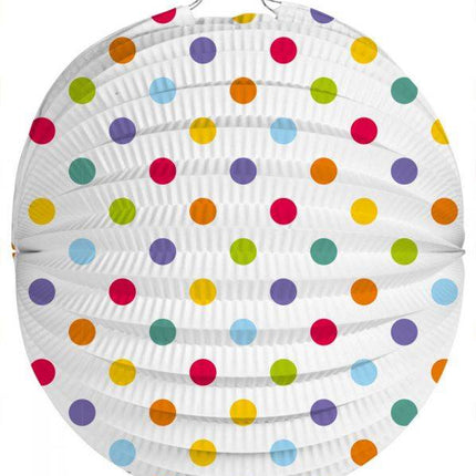 Polka dots Laterne 22cm