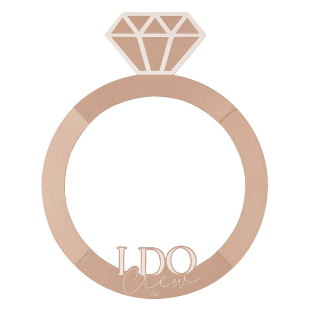 Rose Gold Photobooth Rahmen Ring 74cm