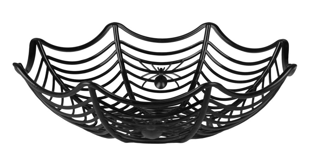 Halloween Schale Spinnennetz 27cm