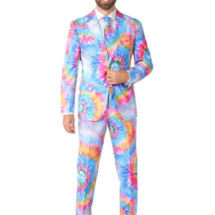 Regenbogen Hippie 60s Anzug Männer OppoSuits