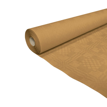 Papiertischdecke Gold 6m