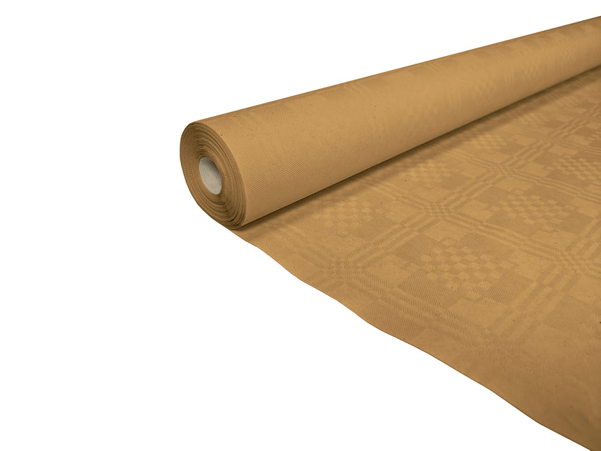 Papiertischdecke Gold 6m