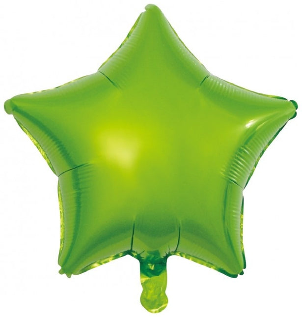 Heliumballon Stern Grün Leer 45cm