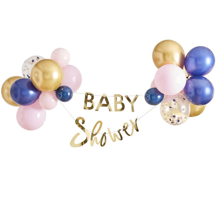 Buchstaben-Tragetuch Baby Shower Set 2m