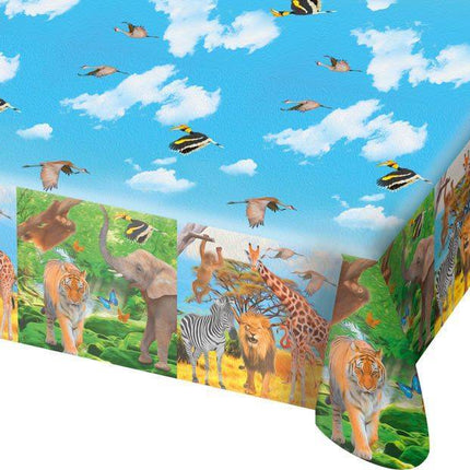 Tiere Tischtuch Safari 1,8m