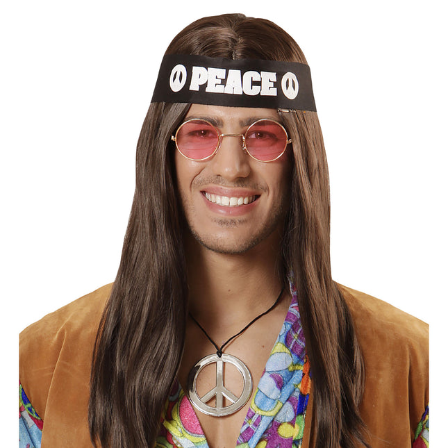 Hippie 60S Kostüm Set 3 Teile