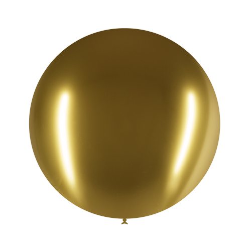 Gold Riesenballon Chrom 60cm