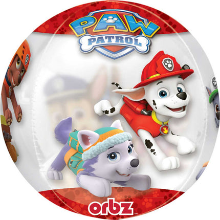 Paw Patrol Helium Ballon Ball 40cm leer