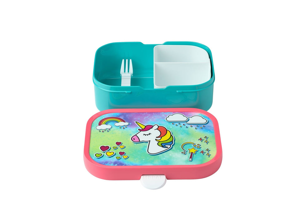 Lunch-Set Campus Trinkflasche+Lunchbox Einhorn