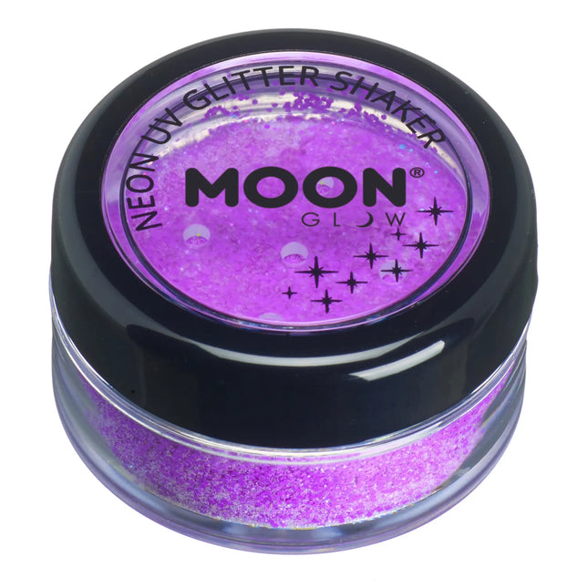 Moon Glow Neon UV Glitter Shaker Lila 5g