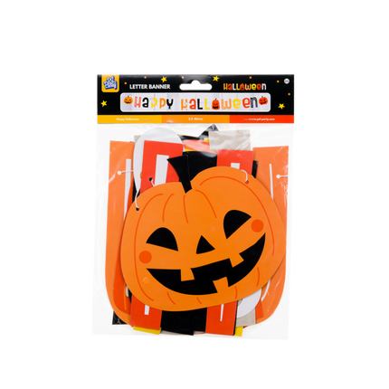 Halloween Buchstabengirlande 2,5m