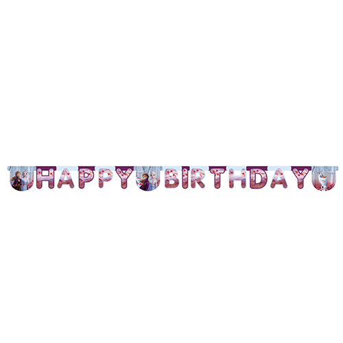 Frozen 2 Buchstaben Girlande Happy Birthday 2m