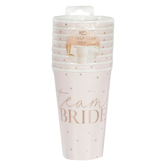 Becher Team Bride 13cm 8Stk