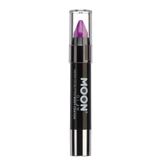 Moon Glow Neon UV Glitter Body Crayons Lila 3.2g