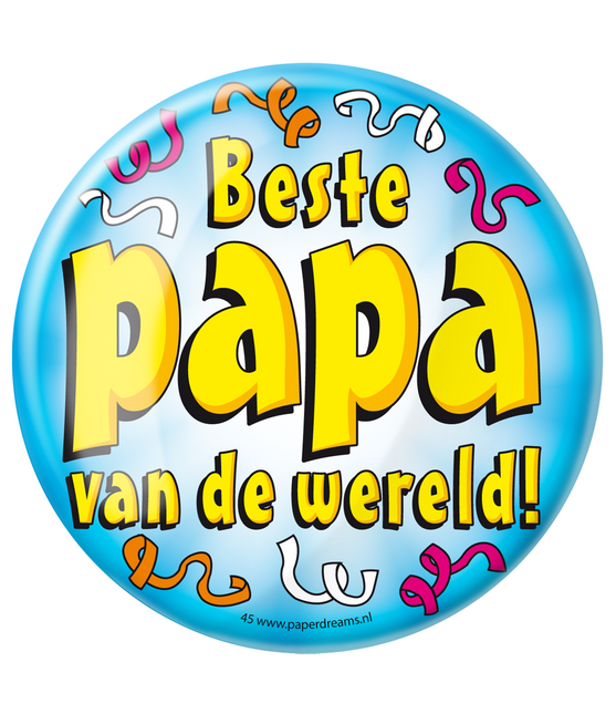 Button Bester Papa der Welt 10,2 cm