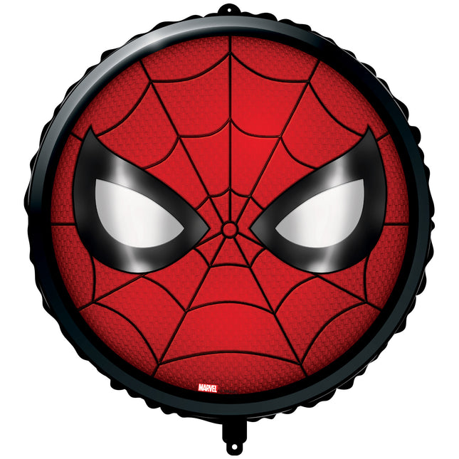 Spiderman Helium Ballon Rund Leer 46cm