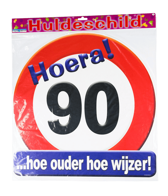 Türschild 90 Jahre Verkehrsschild 50cm