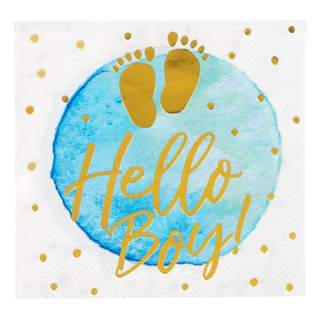 Servietten Hello Boy Papier 33cm