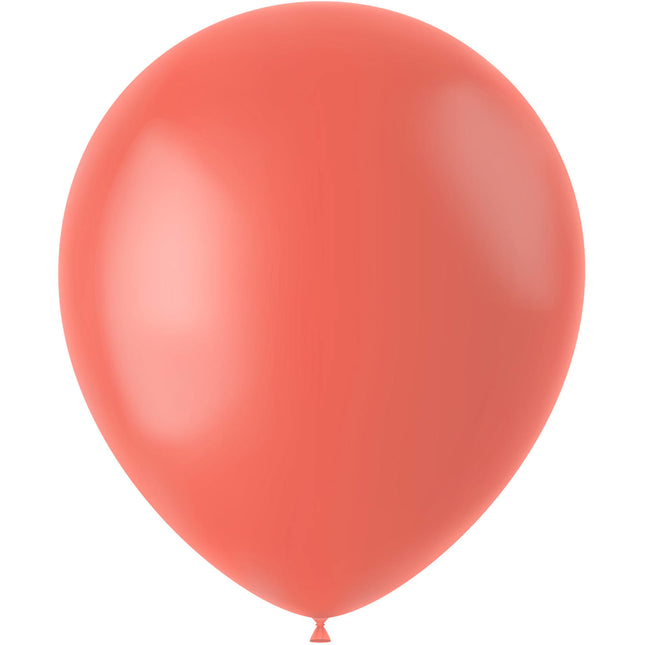 Orangefarbene Ballons Frische Cantaloupe 33cm 100Stk.