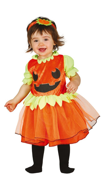 Kürbis Halloween Kleid Baby