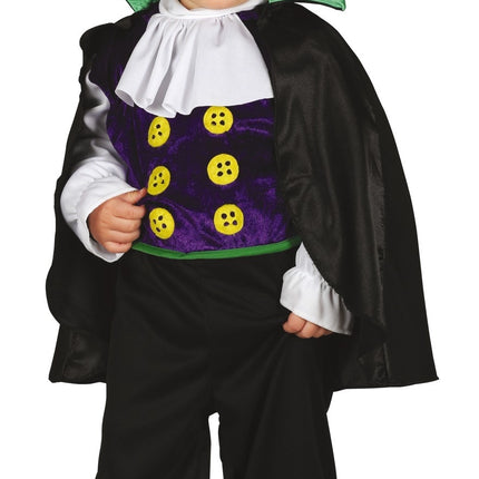 Vampir Halloween Kostüm Baby Schwarz