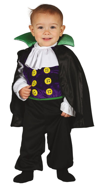 Vampir Halloween Kostüm Baby Schwarz