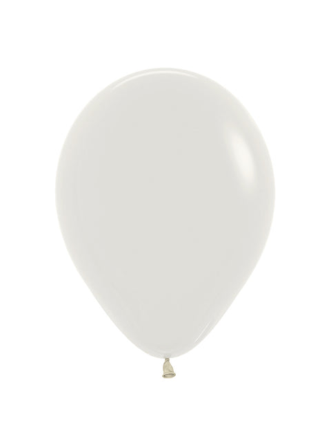 Ballons Pastell Dämmerung Creme 23cm 50Stk