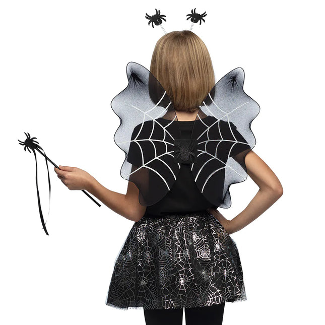 Halloween Accessoires Set Mädchen 4 Stück