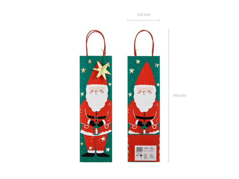 Geschenktüte Santa 36cm