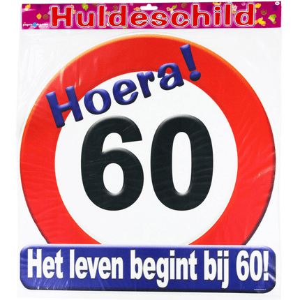 Türschild 60 Jahre Verkehrsschild 50cm