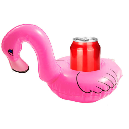 Aufblasbare Flamingo Becherhalter 25cm 2Stück