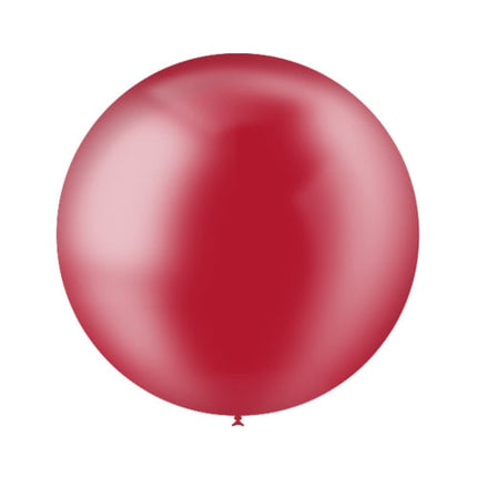 Roter Riesenballon Transparent 60cm