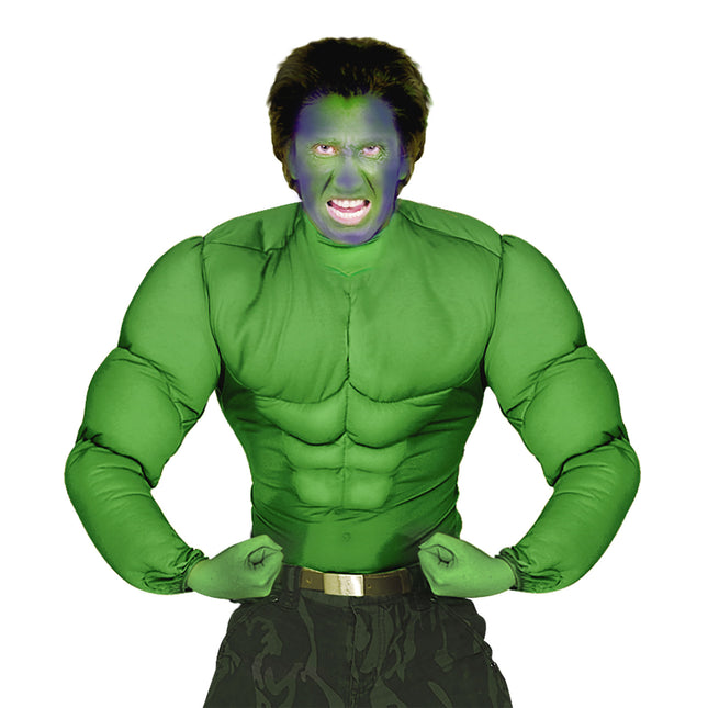 Hulk Kostüm Männer Muskulös